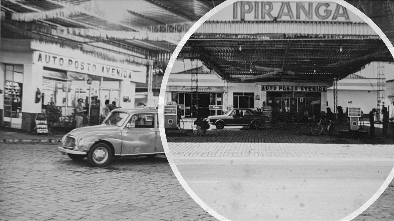Fachada histórica Auto Posto Avenida, Guaratinguetá